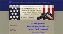 Desktop Screenshot of egpoutfitters.com