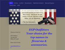 Tablet Screenshot of egpoutfitters.com